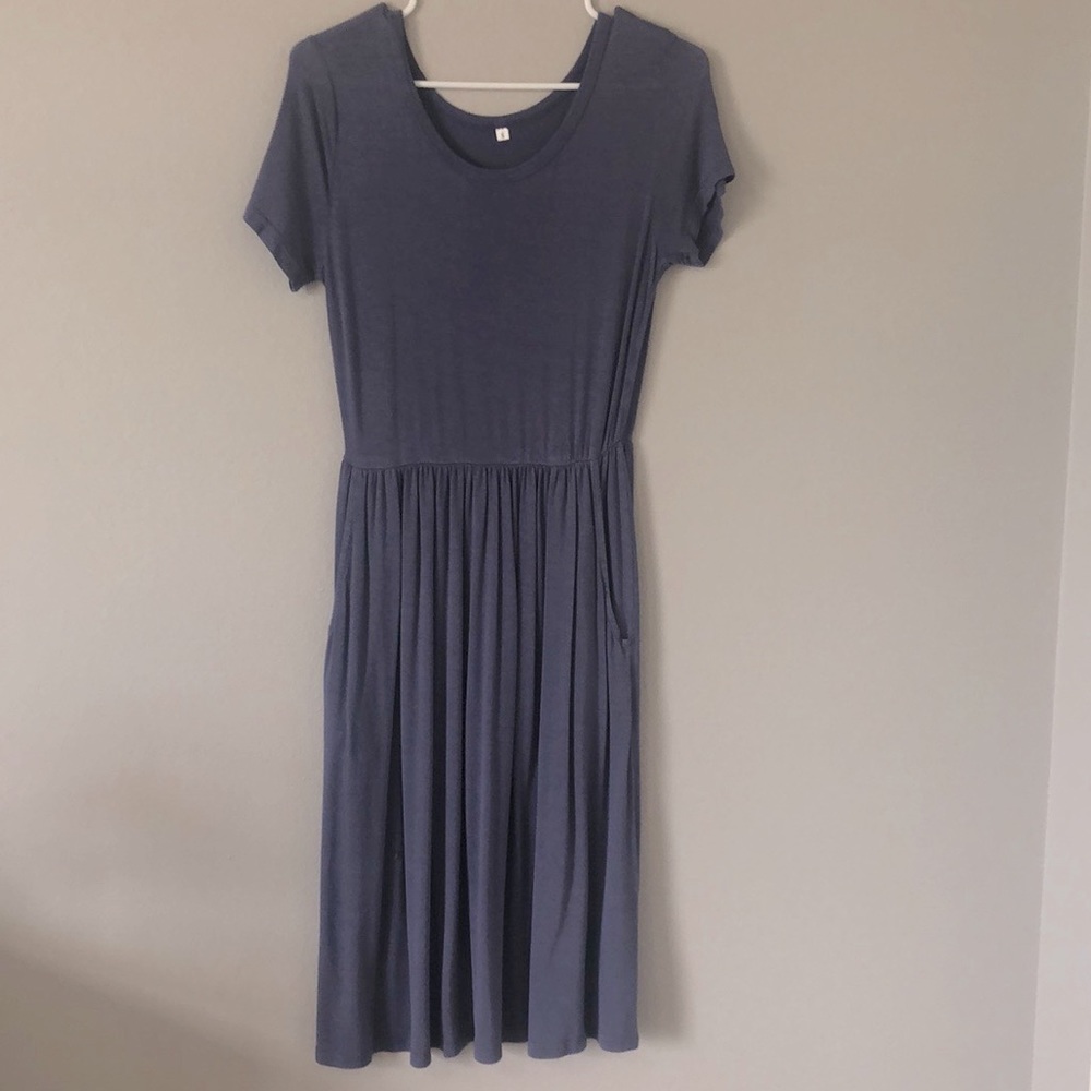 Blue dress
